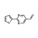 CAS#: 959240-19-8， 2-(2-Furyl)-5-pyrimidinecarbaldehyde