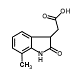 CAS#: 959241-61-3， (7-Methyl-2-oxo-2,3-dihydro-1H-indol-3-yl)acetic acid