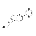CAS#: 959245-23-9， Methyl 6-(2-pyrazinyl)thieno[3,2-b]pyridine-3-carboxylate