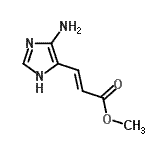 CAS#: 959299-14-0， Methyl (2E)-3-(4-amino-1H-imidazol-5-yl)acrylate