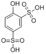 结构式 CAS# 96-77-5, 4-羟基-1,3-苯二磺酸