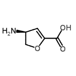 CAS 登录号：96014-23-2， (4S)-4-氨基-4,5-二氢-2-呋喃羧酸