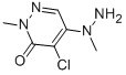 structure of CAS# 96017-23-1, 4-Chloro-2-Methyl-5-(1-Methylhydrazinyl)-3(2H)-Pyridazinone;4-CHLORO-2-METHYL-5-(1-METHYLHYDRAZINO)-2,3-DIHYDROPYRIDAZIN-3-ONE;4-CHLORO-2-METHYL-5-(1-METHYLHYDRAZINO)PYRIDAZIN-3(2H)-ONE