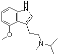 CAS 登录号：96096-53-6， N-[2-(4-甲氧基-1H-吲哚-3-基)乙基]-N-甲基-2-丙胺