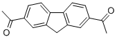 structure of CAS# 961-27-3, 1,1'-(9H-Fluorene-2,7-Diyl)Bis-Ethanone;1-(7-Ethanoyl-9H-Fluoren-2-Yl)Ethanone;1,1'-(9H-Fluorene-2,7-Diyl)Diethanone;Mls000569597