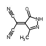CAS#: 96127-24-1， (3-Methyl-5-oxo-1,5-dihydro-4H-pyrazol-4-ylidene)malononitrile