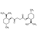 CAS#: 96149-05-2， Bis[(1S,2S,5R)-2-isopropyl-5-methylcyclohexyl] succinate