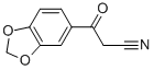 structure of CAS# 96220-14-3, beta-Oxo-1,3-Benzodioxole-5-Propanenitrile;3-(1,3-Benzodioxol-5-Yl)-3-Oxopropanenitrile;5-(Cyanoacetyl)-1,3-Benzodioxole
