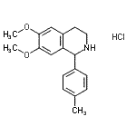 CAS#: 96315-82-1， 6,7-Dimethoxy-1-(4-methylphenyl)-1,2,3,4-tetrahydroisoquinoline hydrochloride (1:1)