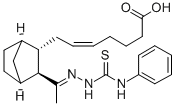 CAS#: 96384-09-7， (Z)-7-[(1R,2R,3R,4S)-3-[(1E)-1-[[(Phenylamino)-thioxomethyl]hydrazono]ethyl]-2-norbornanyl]hept-5-enoic acid