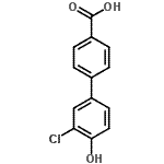 CAS#: 96460-02-5， 3'-Chloro-4'-hydroxy-4-biphenylcarboxylic acid