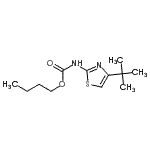 CAS#: 96512-28-6， Butyl [4-(2-methyl-2-propanyl)-1,3-thiazol-2-yl]carbamate