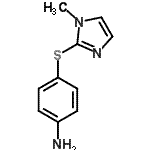 CAS#: 96591-94-5， 4-[(1-Methyl-1H-imidazol-2-yl)sulfanyl]aniline