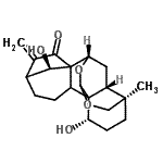 CAS#: 96685-01-7， (1alpha,5beta,7beta,9xi,10xi,14R)-1,14-Dihydroxy-7,20:18,20-diepoxykaur-16-en-15-one