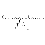CAS#: 96692-62-5， [2-(octanoyloxymethyl)-3-(3-sulfanylpropanoyloxy)-2-(3-sulfanylpropanoyloxymethyl)propyl] octanoate