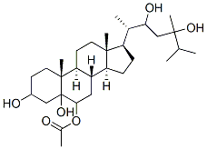 CAS#: 96736-31-1， 24-Methylcholestane-3,5,6,22,24-Pentol 6-Acetate