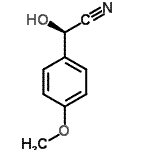 CAS#: 97070-73-0， (2R)-Hydroxy(4-methoxyphenyl)acetonitrile