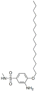 CAS#: 97158-34-4， 3-Amino-4-(Hexadecyloxy)-N-Methylbenzenesulphonamide