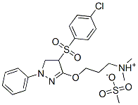 CAS#: 97158-45-7， 3-[[4-[(4-Chlorophenyl)Sulphonyl]-4,5-Dihydro-1-Phenyl-1H-Pyrazol-3-Yl]Oxy]Propyl(Dimethyl)Ammonium Methanesulphonate