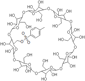 structure of CAS# 97227-33-3, Mono-6-O-(P-Toluenesulfonyl)-gamma-Cyclodextrin;Mono-6-O-(p-toluenesulfonyl)-γ-cyclodextrin