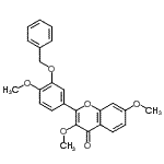 CAS#: 97257-15-3， 2-[3-(Benzyloxy)-4-methoxyphenyl]-3,7-dimethoxy-4H-chromen-4-one