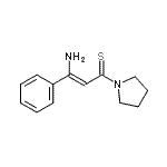 CAS#: 97309-70-1， (2Z)-3-Amino-3-phenyl-1-(1-pyrrolidinyl)-2-propene-1-thione