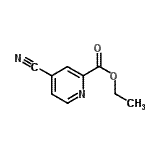 结构式 CAS# 97316-50-2, 乙基4-氰基-2-吡啶羧酸酯