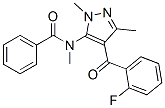 CAS 登录号：97358-58-2， N-[4-(2-氟苯甲酰基)-1,3-二甲基-1H-吡唑-5-基]-N-甲基苯甲酰胺