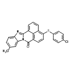 CAS#: 97416-79-0， 4-[(4-Chlorophenyl)Thio]-10-Methyl-7H-Benzimidazo[2,1-a]Benz[de]Isoquinolin-7-One