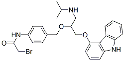 CAS#: 97458-54-3， 2-Bromo-N-[4-[2-[[3-(9H-Carbazol-4-Yloxy)-2-Hydroxypropyl]Amino]-2-Methylpropyl]Phenyl]-Acetamide