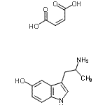 CAS#: 97469-12-0， 3-(2-Aminopropyl)-1H-indol-5-ol (2Z)-2-butenedioate (1:1)