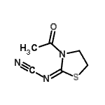 CAS#: 97538-47-1， [(2E)-3-Acetyl-1,3-thiazolidin-2-ylidene]cyanamide