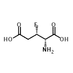 CAS#: 97550-65-7， (3S)-3-Fluoro-D-glutamic acid