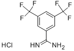 structure of CAS# 97603-94-6, 3,5-Bis(Trifluoromethyl)Benzamidine Hydrochloride;[Amino-[3,5-Bis(Trifluoromethyl)Phenyl]Methylene]Ammonium;Zinc00075585