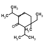 CAS#: 97659-28-4， 5-ethyl-2,6-diisopropyl-5-methyl-cyclohex-2-en-1-one