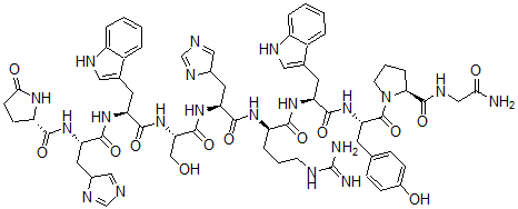 CAS 登录号：97850-15-2， 5-组氨酰-6-精氨酰-7-色氨酰-8-酪氨酸-LHRH