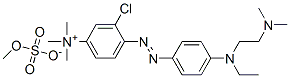 CAS#: 97862-00-5， 3-Chloro-4-[[4-[[2-(Dimethylamino)Ethyl]Ethylamino]Phenyl]Azo]-N,N,N-Trimethylanilinium Methyl Sulphate