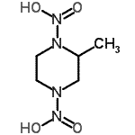 CAS#: 98070-02-1， 2-Methyl-1,4-dinitropiperazine