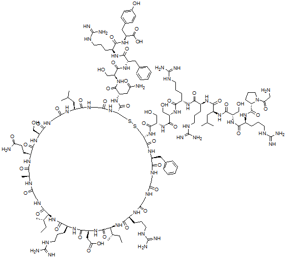 CAS#: 98084-69-6， Atriopeptin II