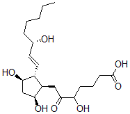 CAS#: 98093-82-4， 7-[(1R,2R,3R,5S)-3,5-Dihydroxy-2-[(E,3S)-3-hydroxyoct-1-enyl]cyclopentyl]-5-hydroxy-6-oxo-heptanoic acid