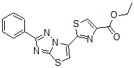 CAS#: 98119-88-1， 2-Phenyl-6-(2'-(4'-(Ethoxycarbonyl)Thiazolyl))Thiazolo[3,2-b][1,2,4]Triazole