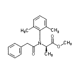 CAS#: 98243-83-5, Methyl N-(2,6-dimethylphenyl)-N-(phenylacetyl)-D-alaninate