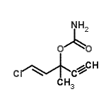 CAS#: 98280-35-4， (1E)-1-Chloro-3-methyl-1-penten-4-yn-3-yl carbamate