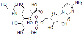 CAS 登录号：98300-80-2， 胞苷单磷酸酯-N-羟基乙酰基神经氨酸