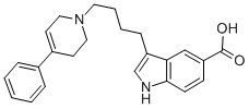 CAS#: 98323-83-2， 3-[4-(3,6-Dihydro-4-Phenyl-1(2H)-Pyridinyl)Butyl]-1H-Indole-5-Carboxylic Acid Hydrochloride