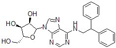 CAS#: 98383-40-5， N(6)-(2,2-Diphenylethyl)Adenosine