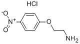 structure of CAS# 98395-62-1, 2-(4-Nitrophenoxy)-Ethanamine Hydrochloride (1:1);4-(2-Aminoethoxy)-1-Nitrobenzene Hydrochloride 98%;4-(2-Aminoethoxy)-1-Nitrobenzene Hydrochloride;2-(4-Nitrophenoxy)Ethylamine Hydrochloride