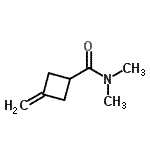 CAS#: 98425-72-0， N,N-Dimethyl-3-methylenecyclobutanecarboxamide