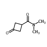 CAS#: 98431-64-2， N,N-Dimethyl-3-oxocyclobutanecarboxamide