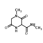 CAS#: 98432-59-8， N,4-Dimethyl-3,6-dioxo-2-piperazinecarboxamide